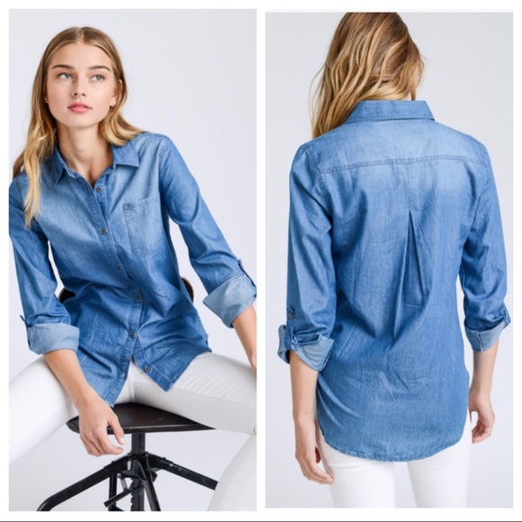 Haute Ellie Tops - Weekend Button Down Top